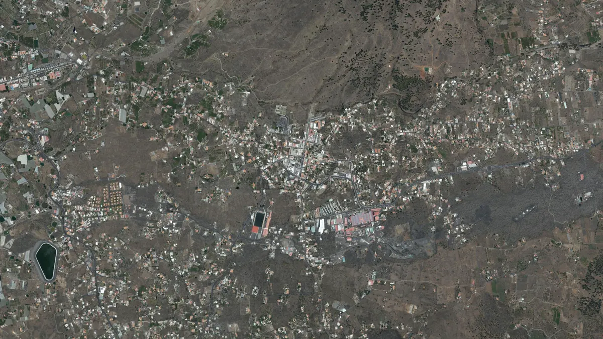 Vista aérea de El Paso, La Palma