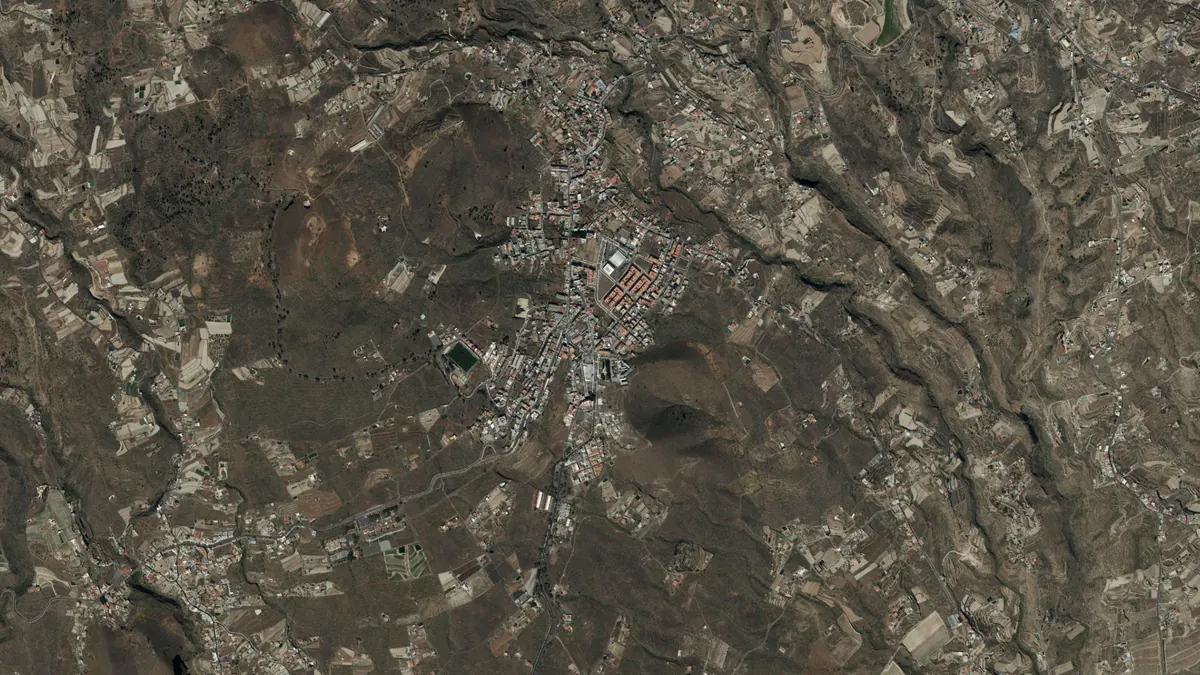 Vista aérea de Granadilla de Abona, Tenerife