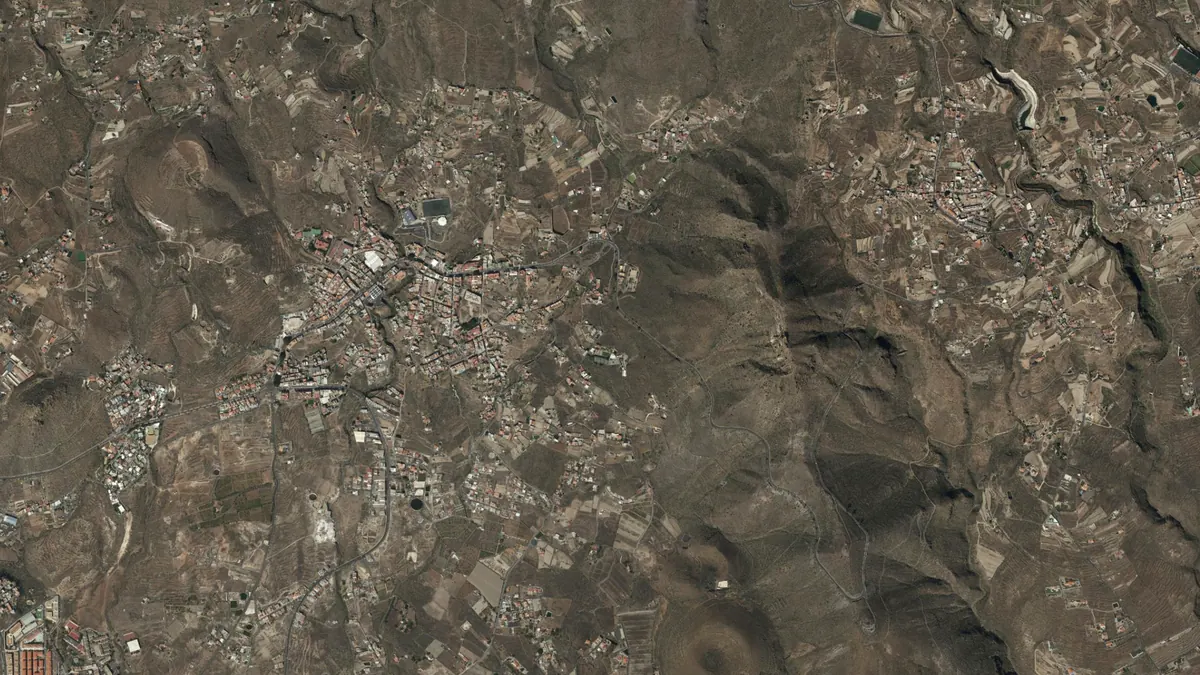 Vista aérea de Valle San Lorenzo, Tenerife